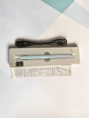 Blue Active Capacitive Stylus Pen 1.5mm Fine Tip Tablet iPad Rechargeable NIB